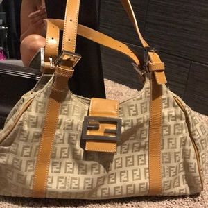 Authentic vintage Fendi shoulder bag